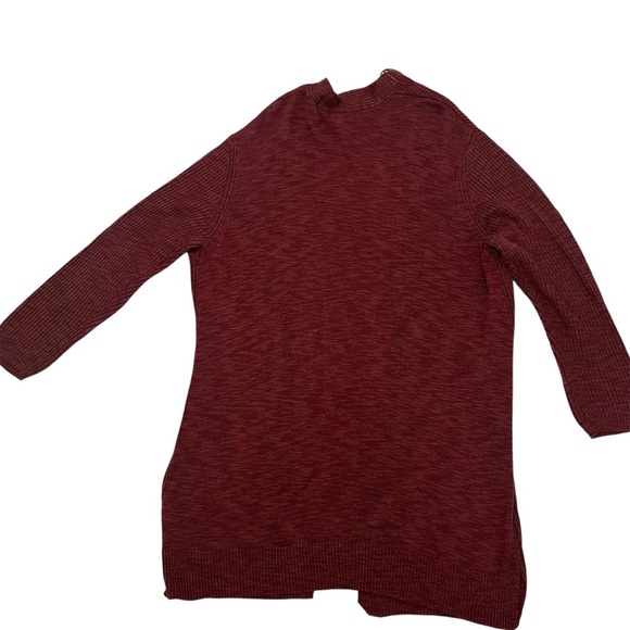 Sonoma Women's Plum Open Front Cardigan - Picture 3 of 5